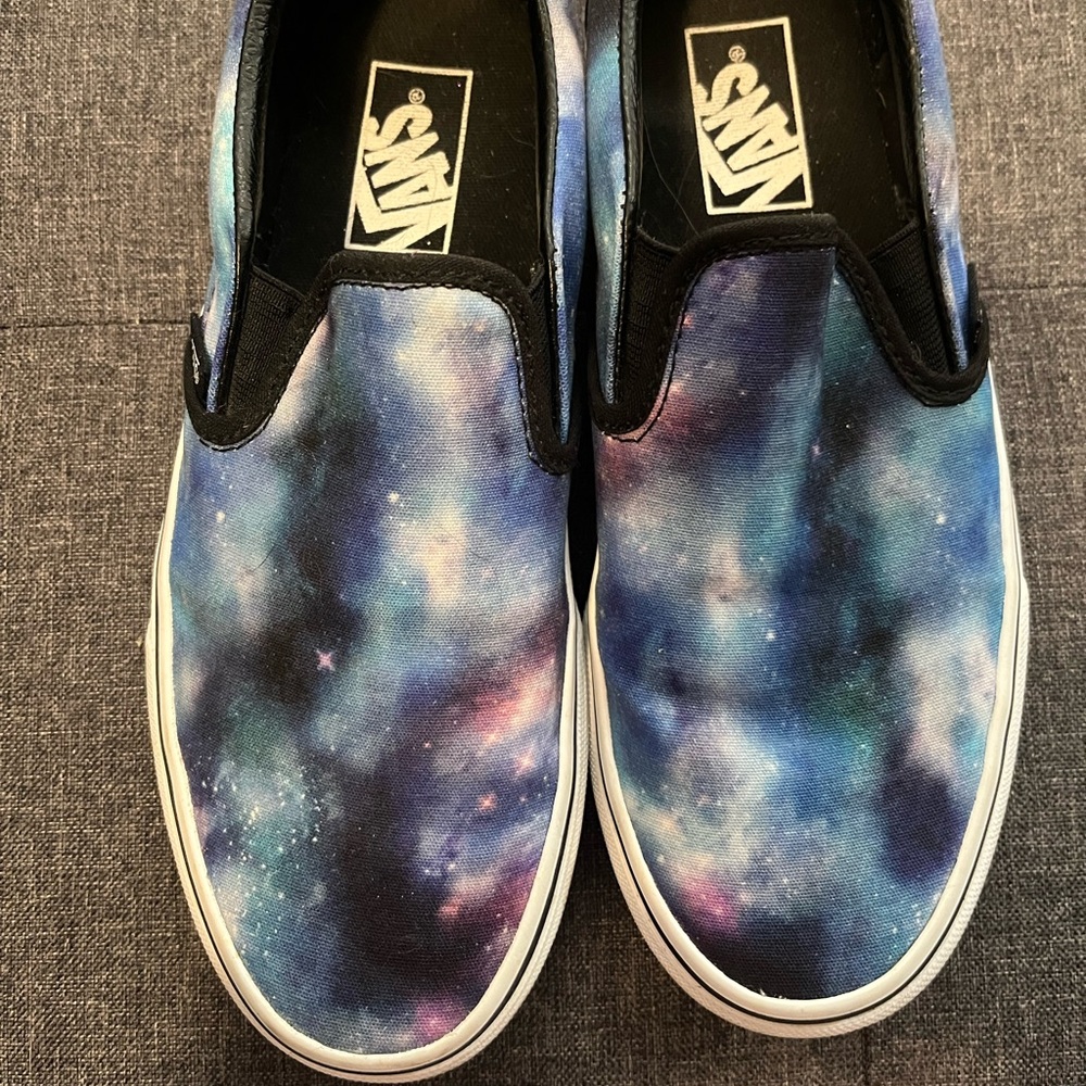 Vans Cosmic Blue Slip-On Shoes